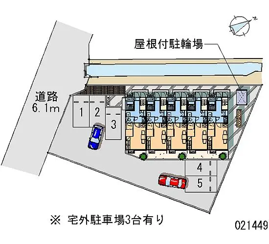 盛岡市三本柳 月極駐車場